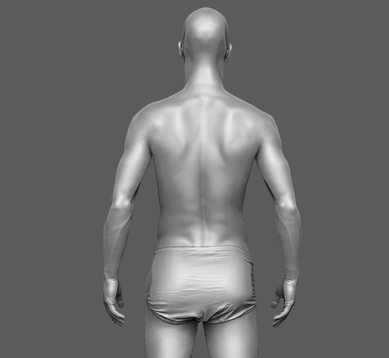 Man Body  3D print model_31