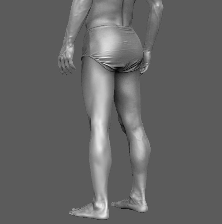 Man Body  3D print model_42