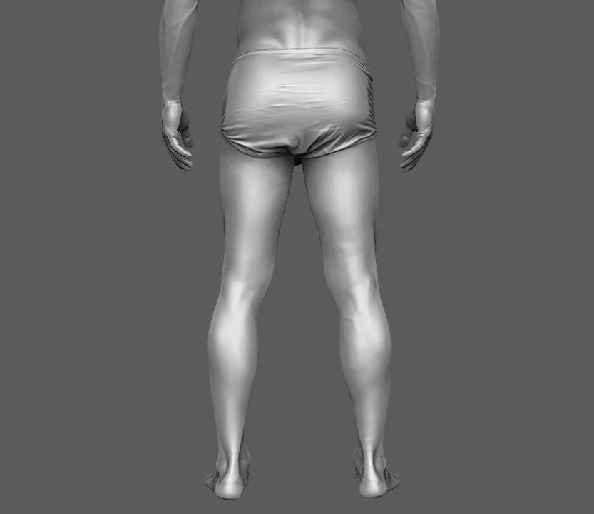 Man Body  3D print model_43