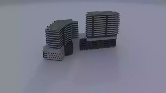 BuildingofficeV 3D model