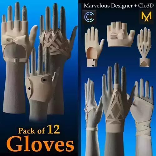 pack of 12 gloves