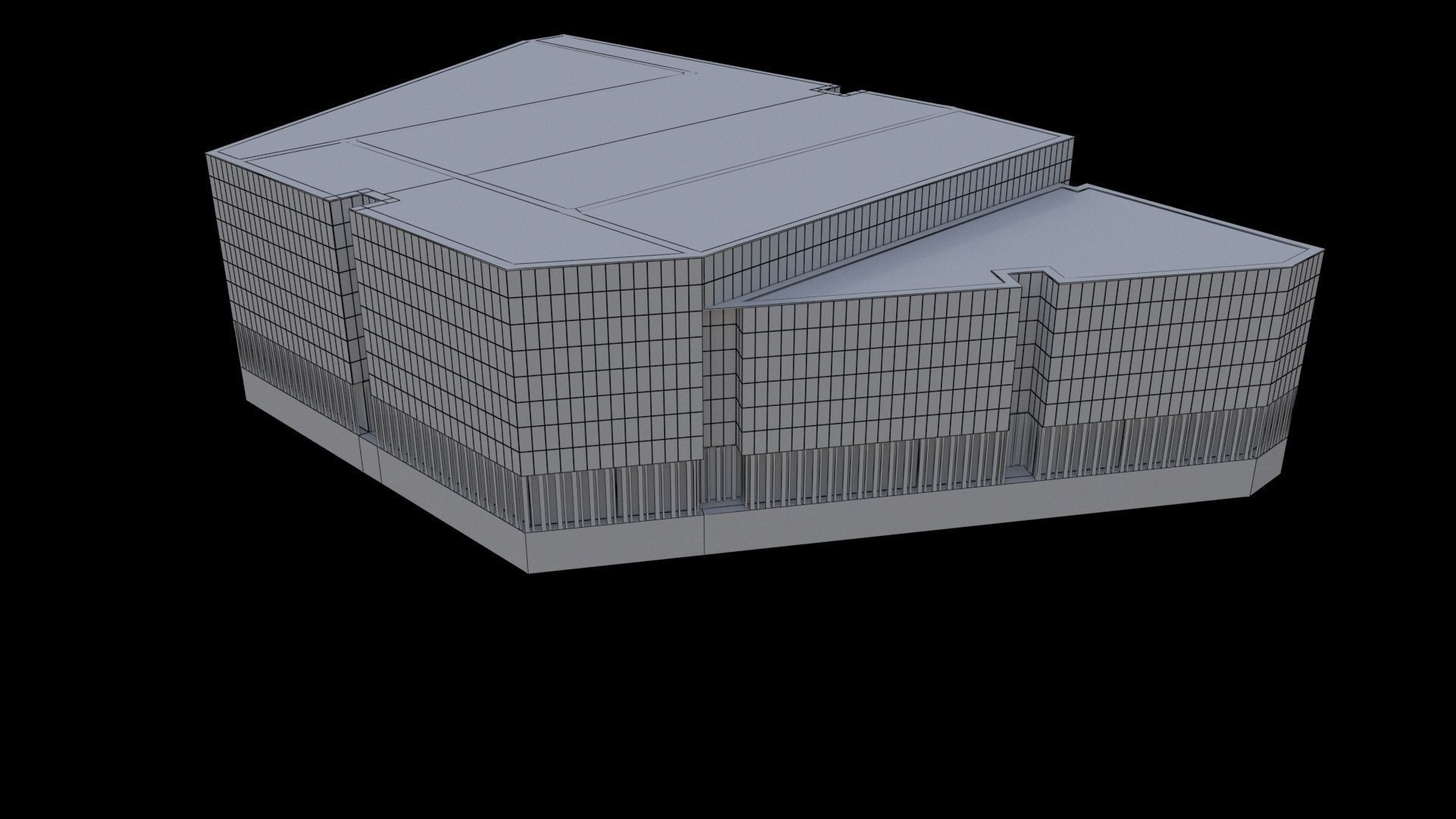 BuildingofficeX 3D model_5