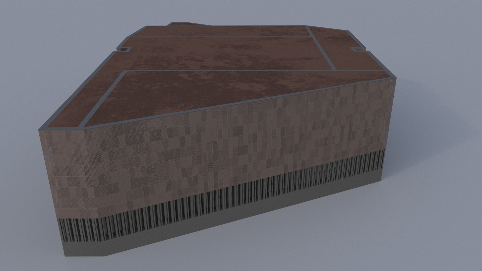 BuildingofficeX 3D model_4