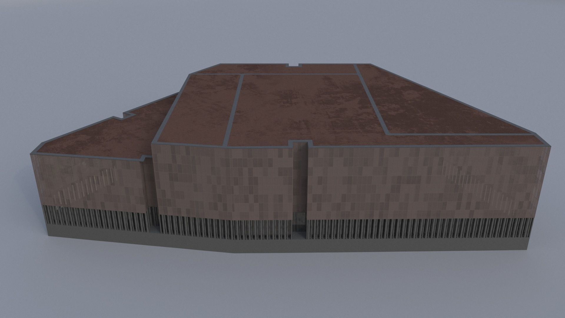 BuildingofficeX 3D model_2