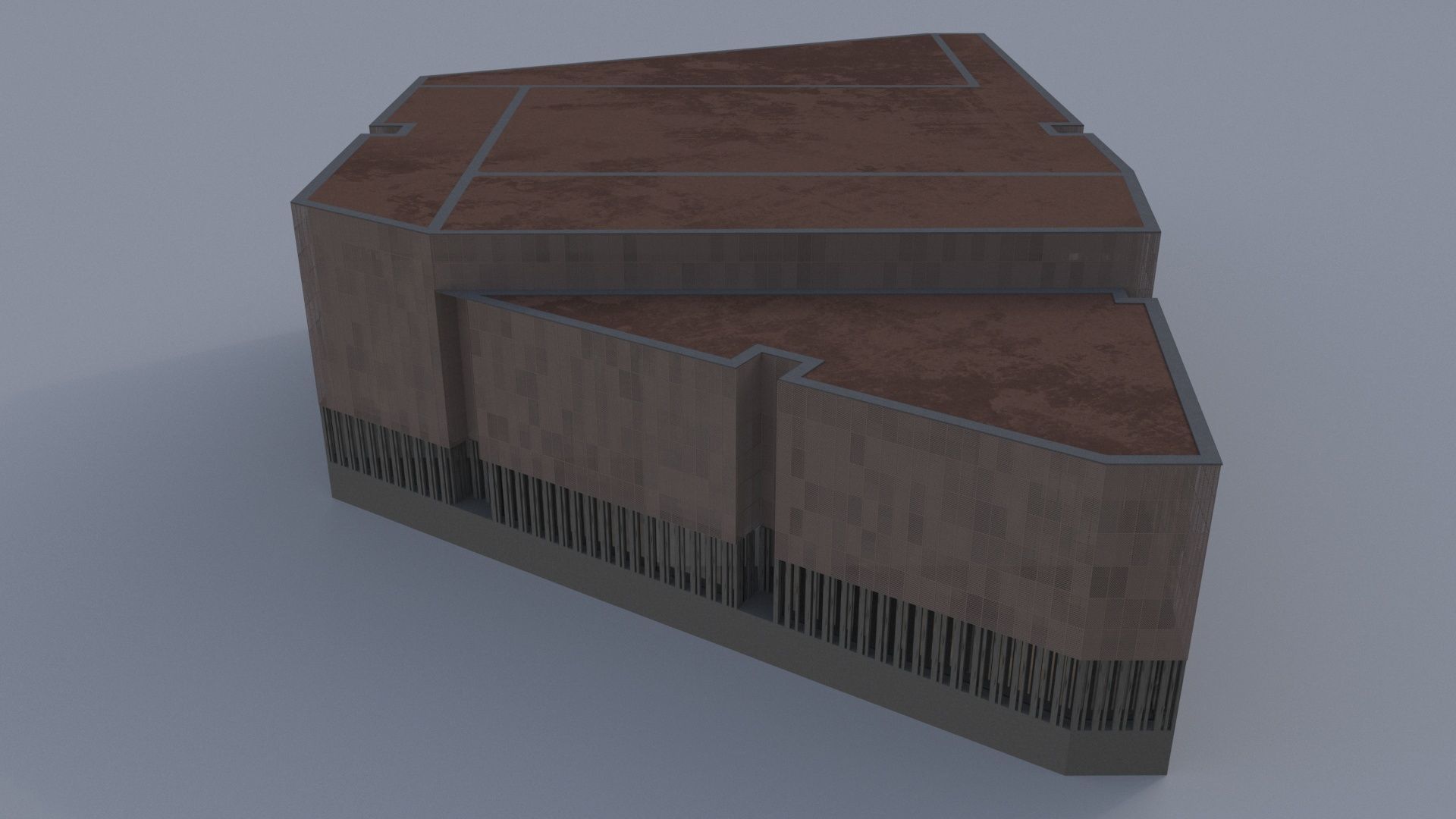 BuildingofficeX 3D model_1