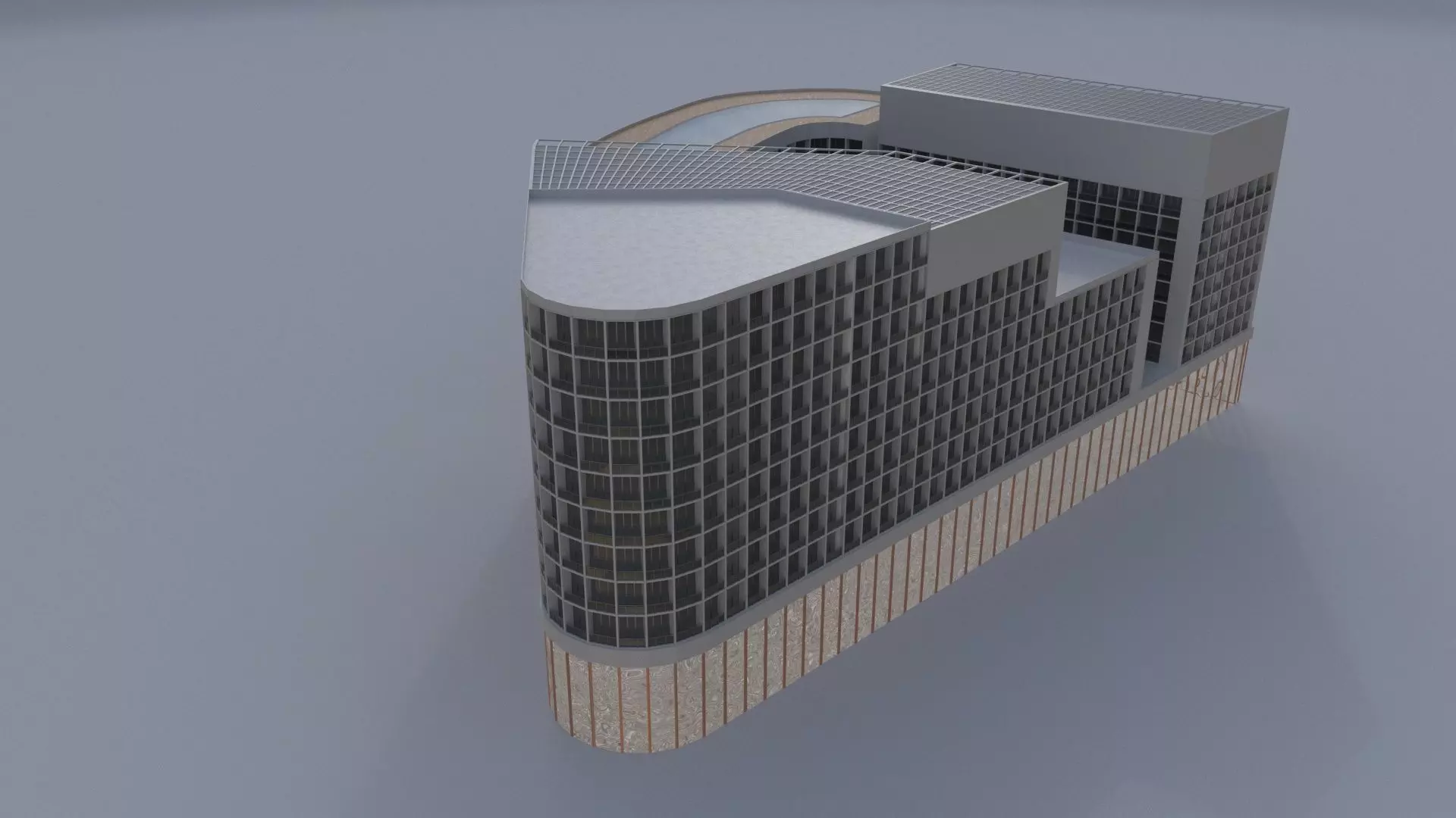 BuildingofficeY 3D model_0