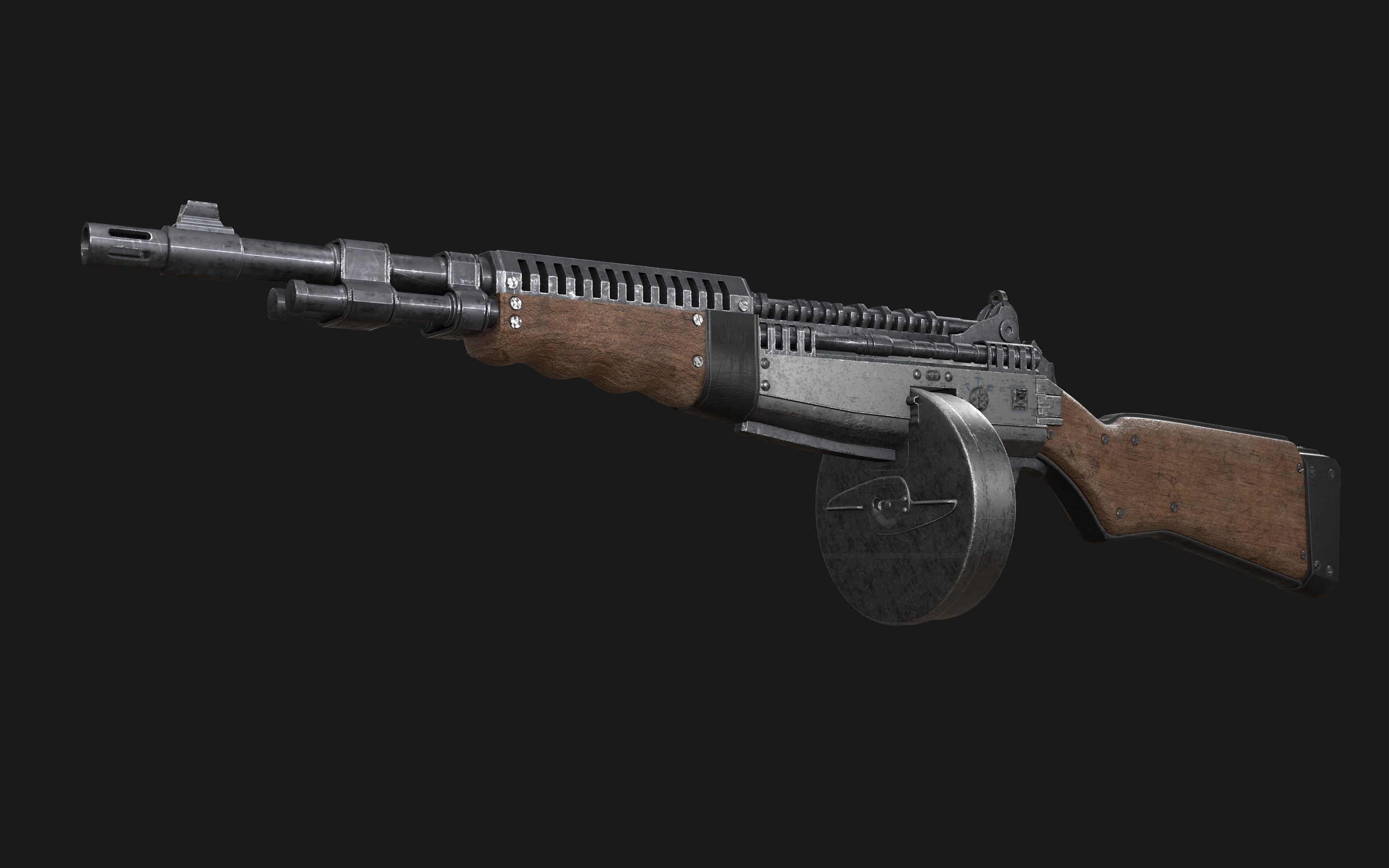 M14 prototype 3D model_2