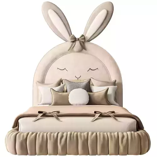 Designer baby cot Rabbit ears