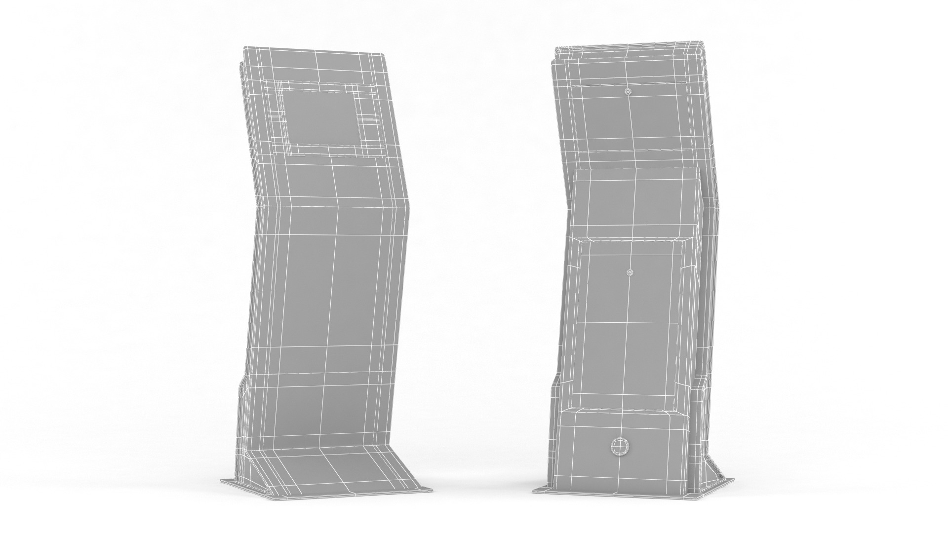 Electronic Kiosk 3D model_5