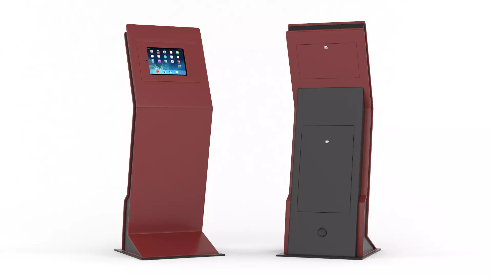Electronic Kiosk 3D model_0