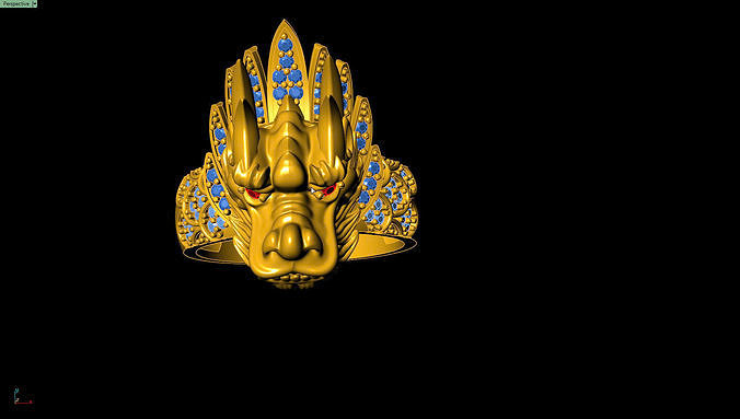 Dragon Rings 3D print model
