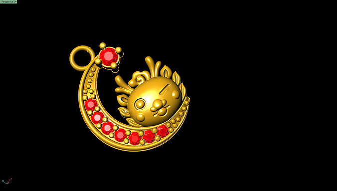 Dragon pendants 3D print model