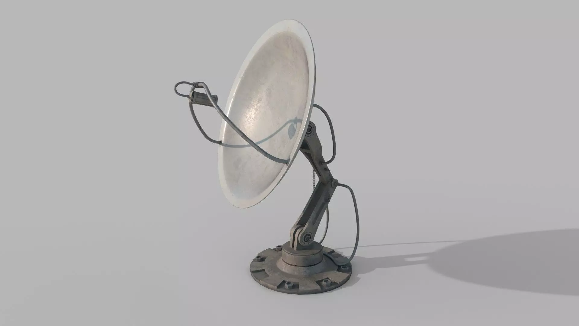 Satellite dish Free 3D model_0