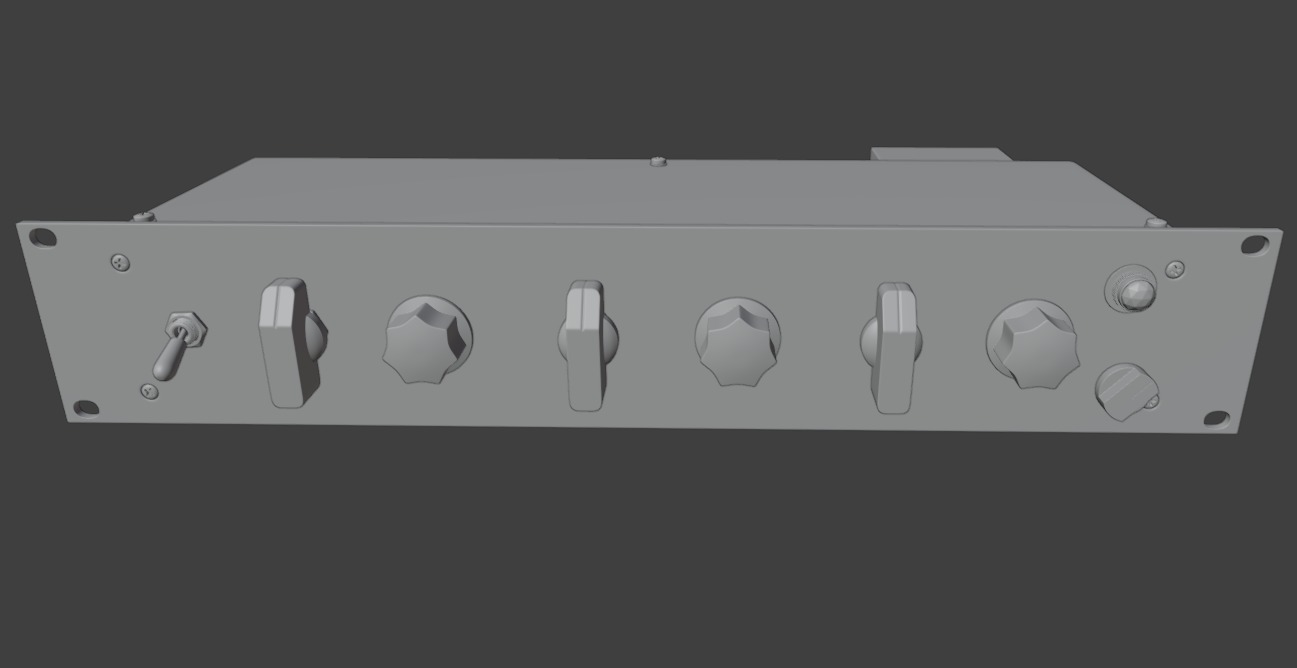 Tube-Tech ME 1B Midrange Equalizer 3D model_7