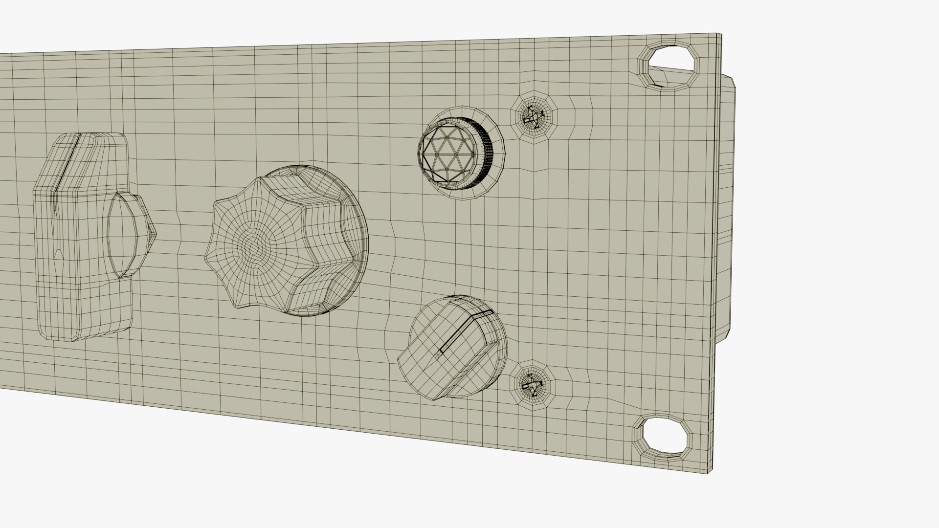 Tube-Tech ME 1B Midrange Equalizer 3D model_12