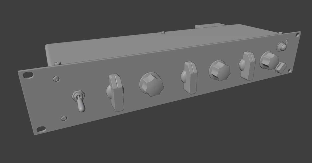 Tube-Tech ME 1B Midrange Equalizer 3D model_6