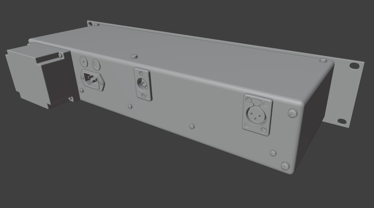 Tube-Tech ME 1B Midrange Equalizer 3D model_9