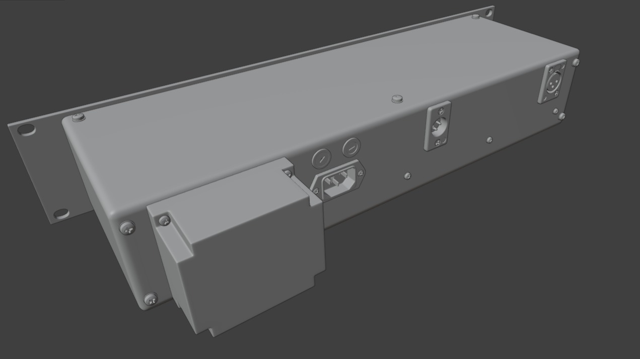 Tube-Tech ME 1B Midrange Equalizer 3D model_8