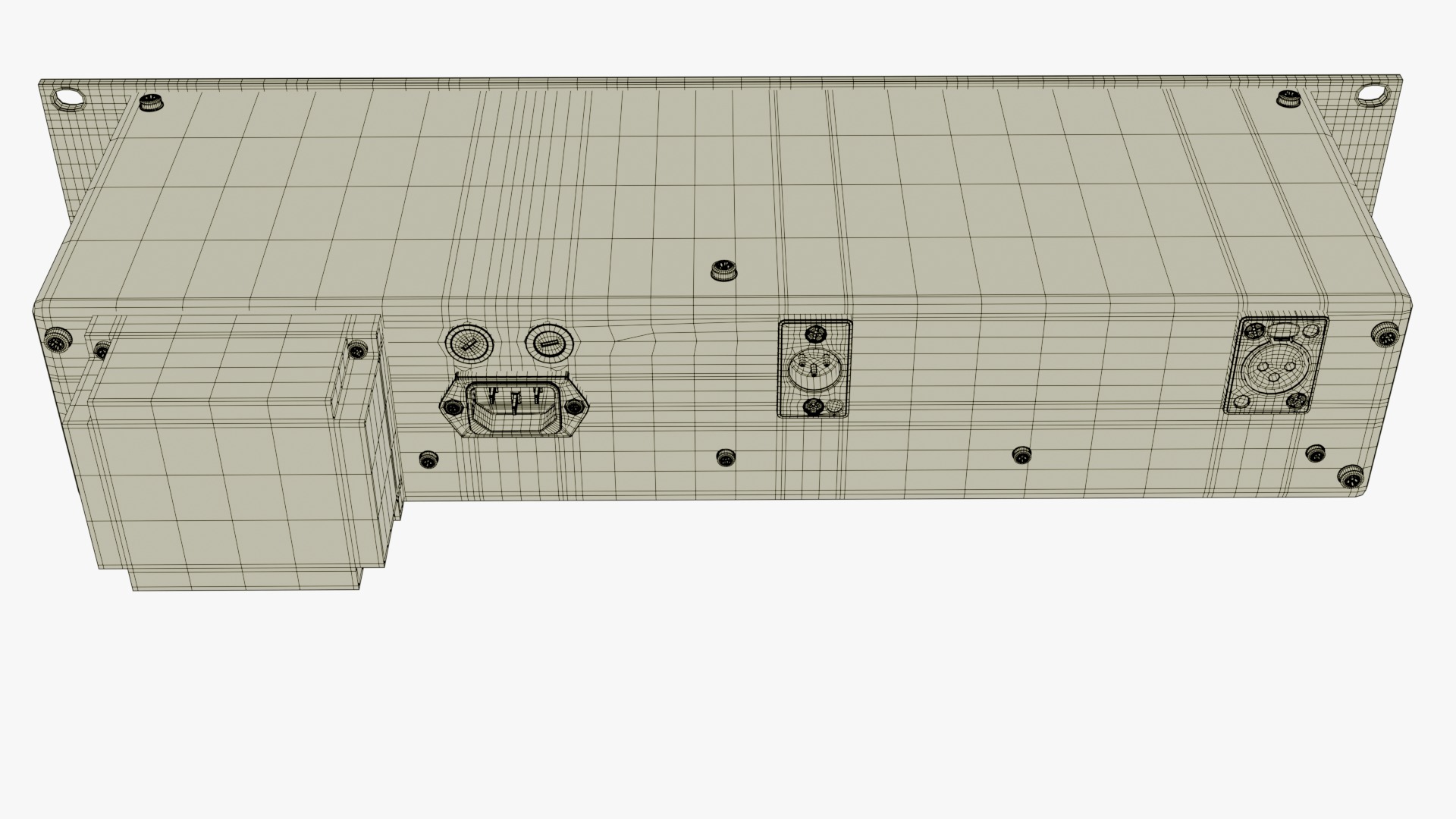 Tube-Tech ME 1B Midrange Equalizer 3D model_13