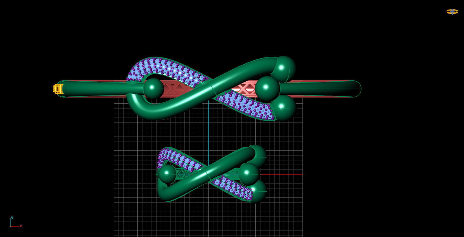 tiffany bileklik 3D print model_5