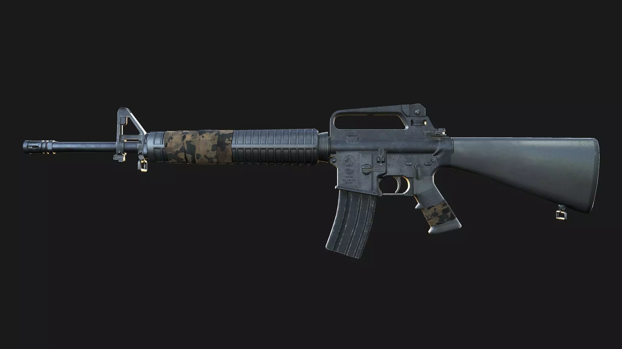M16 A2 3D model_0