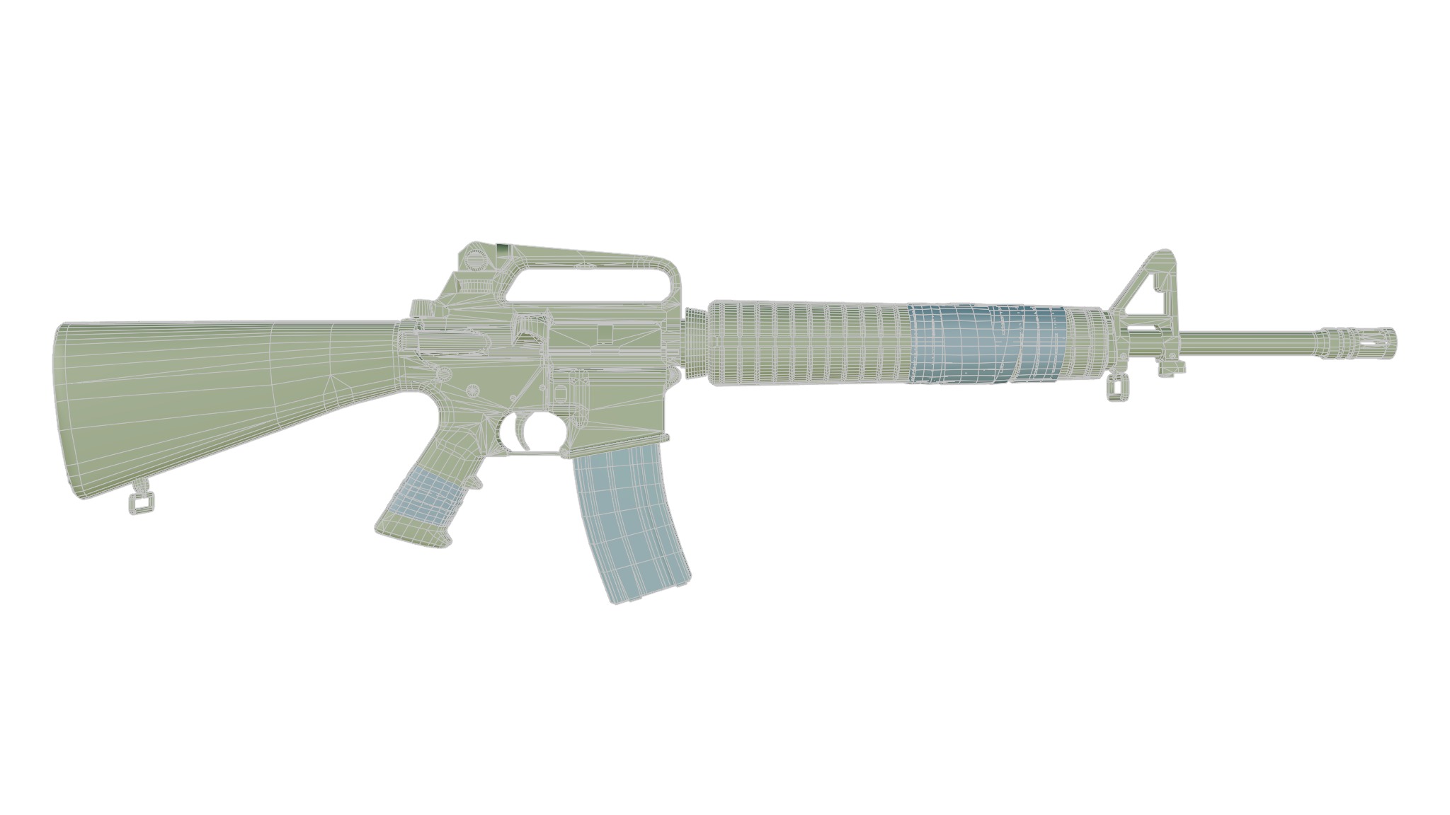 M16 A2 3D model_2
