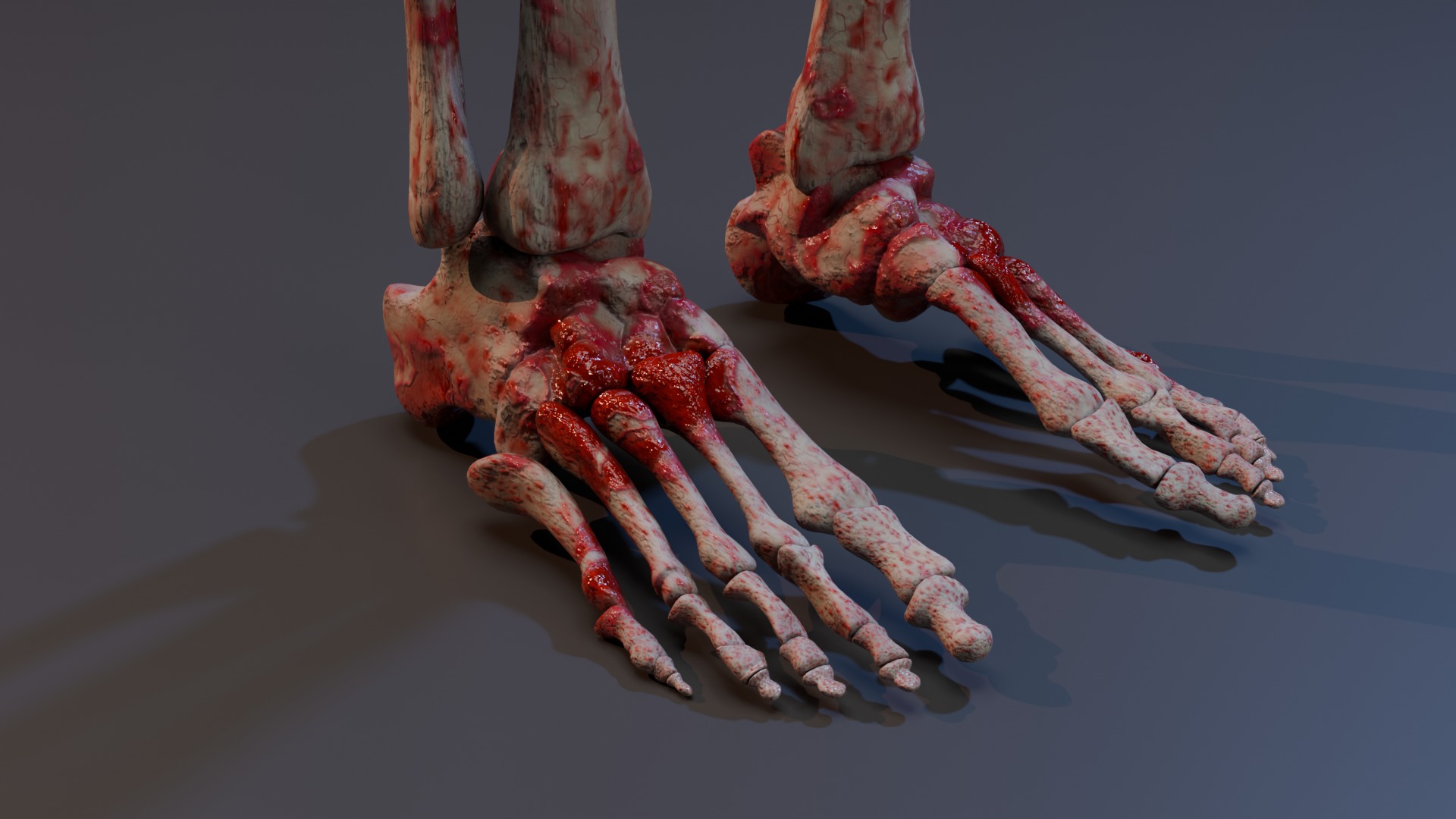 Skeleton Rigged Low-poly 3D model_15