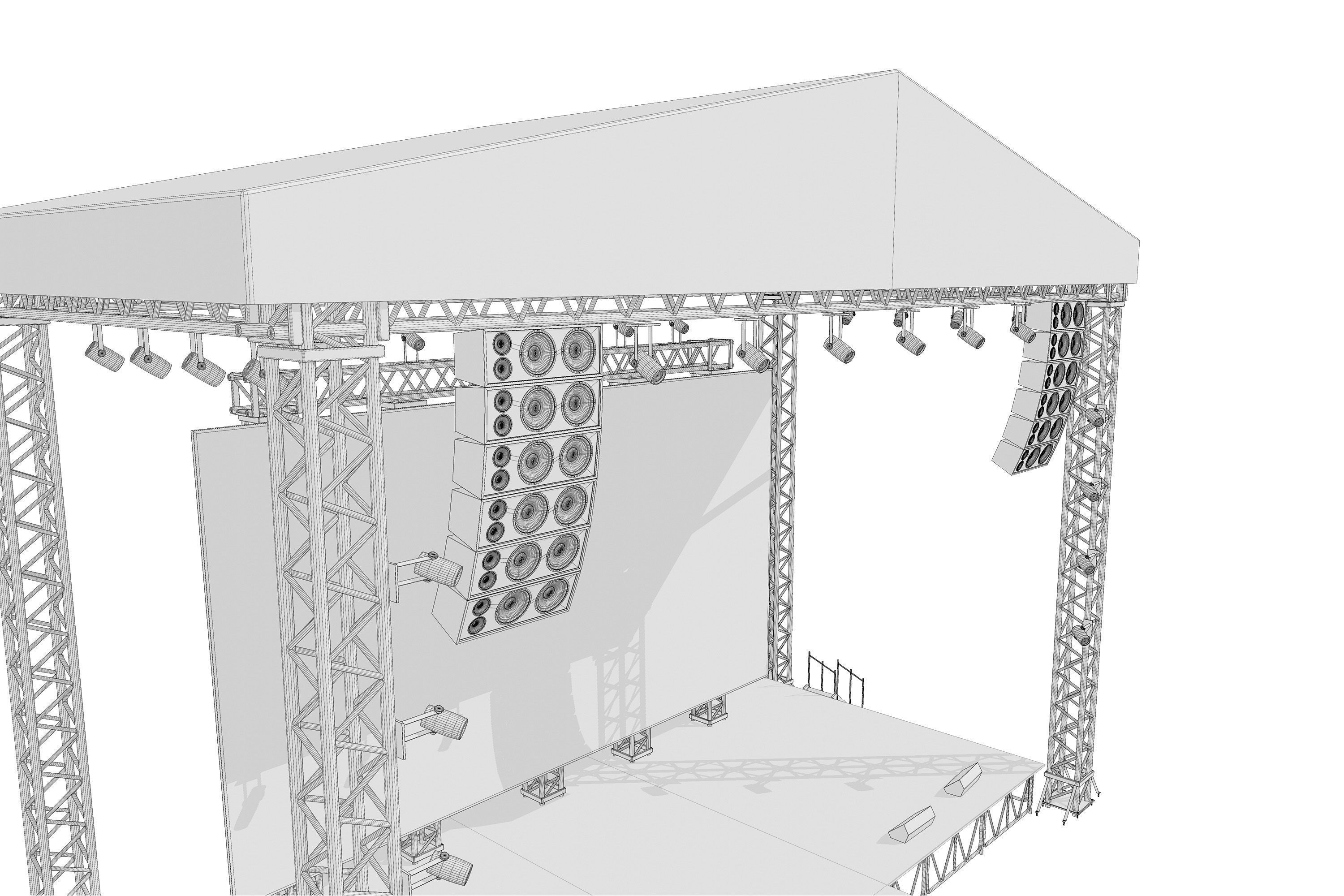 Concert Stage 07 3D model_15