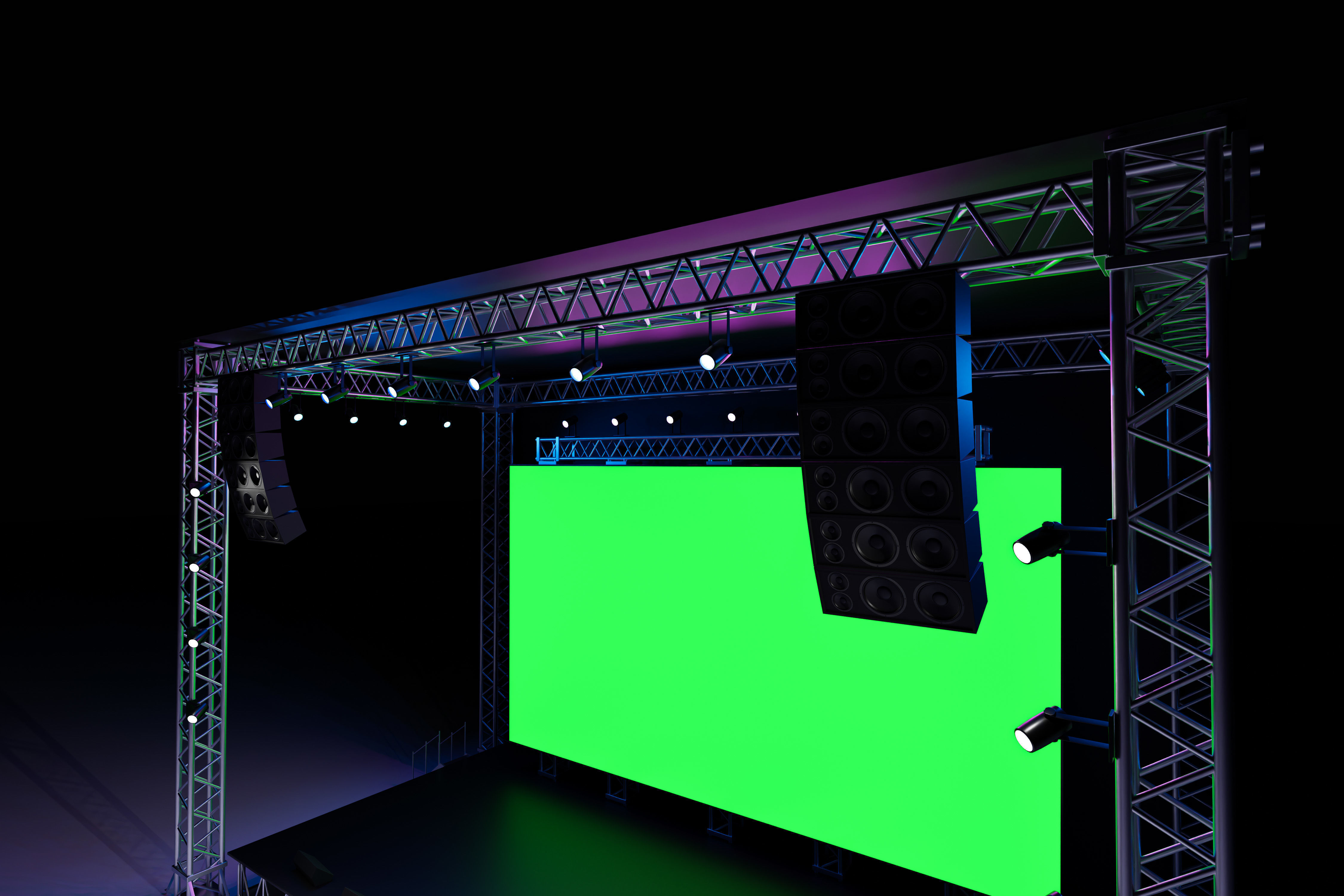 Concert Stage 07 3D model_10