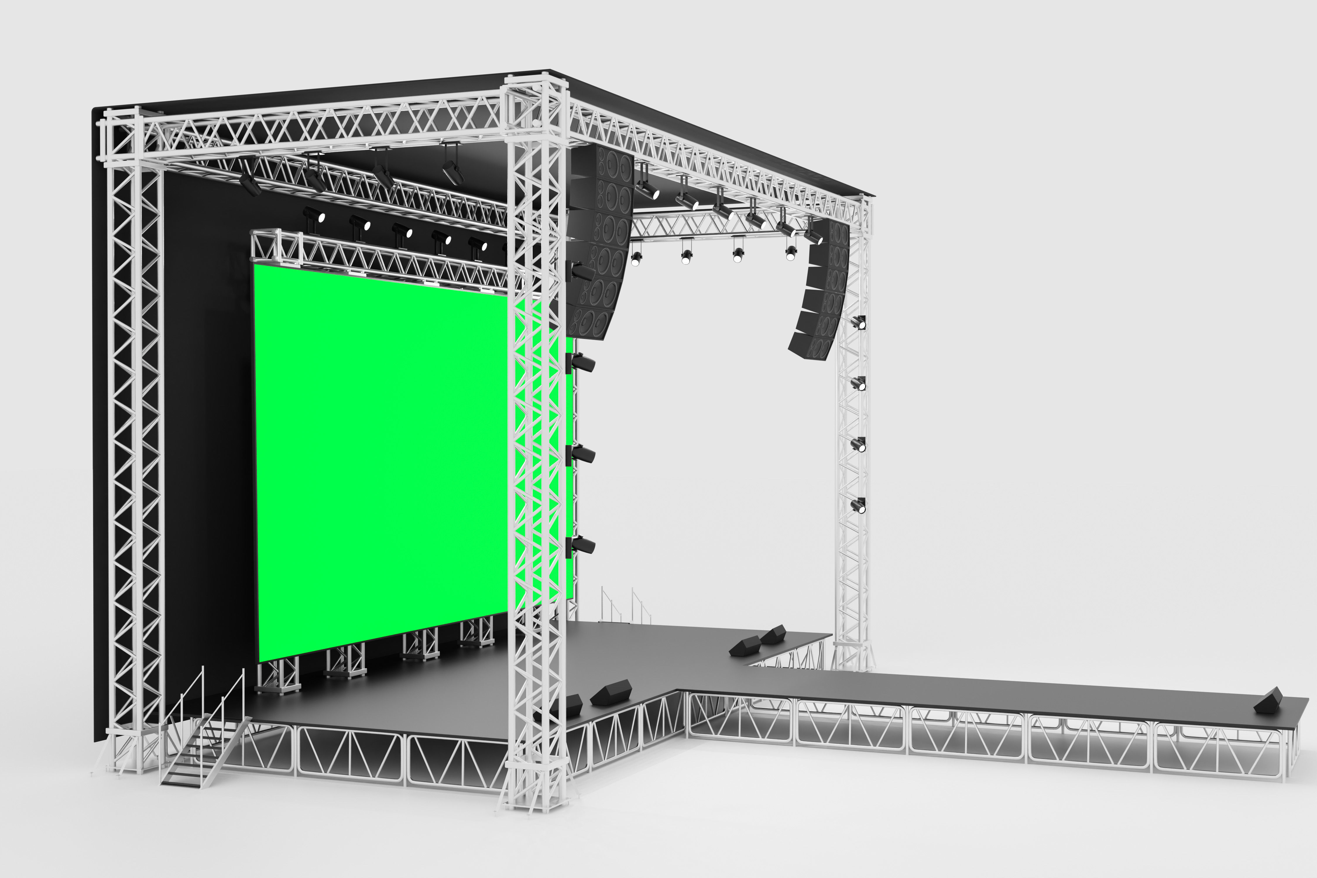 Concert Stage 07 3D model_1