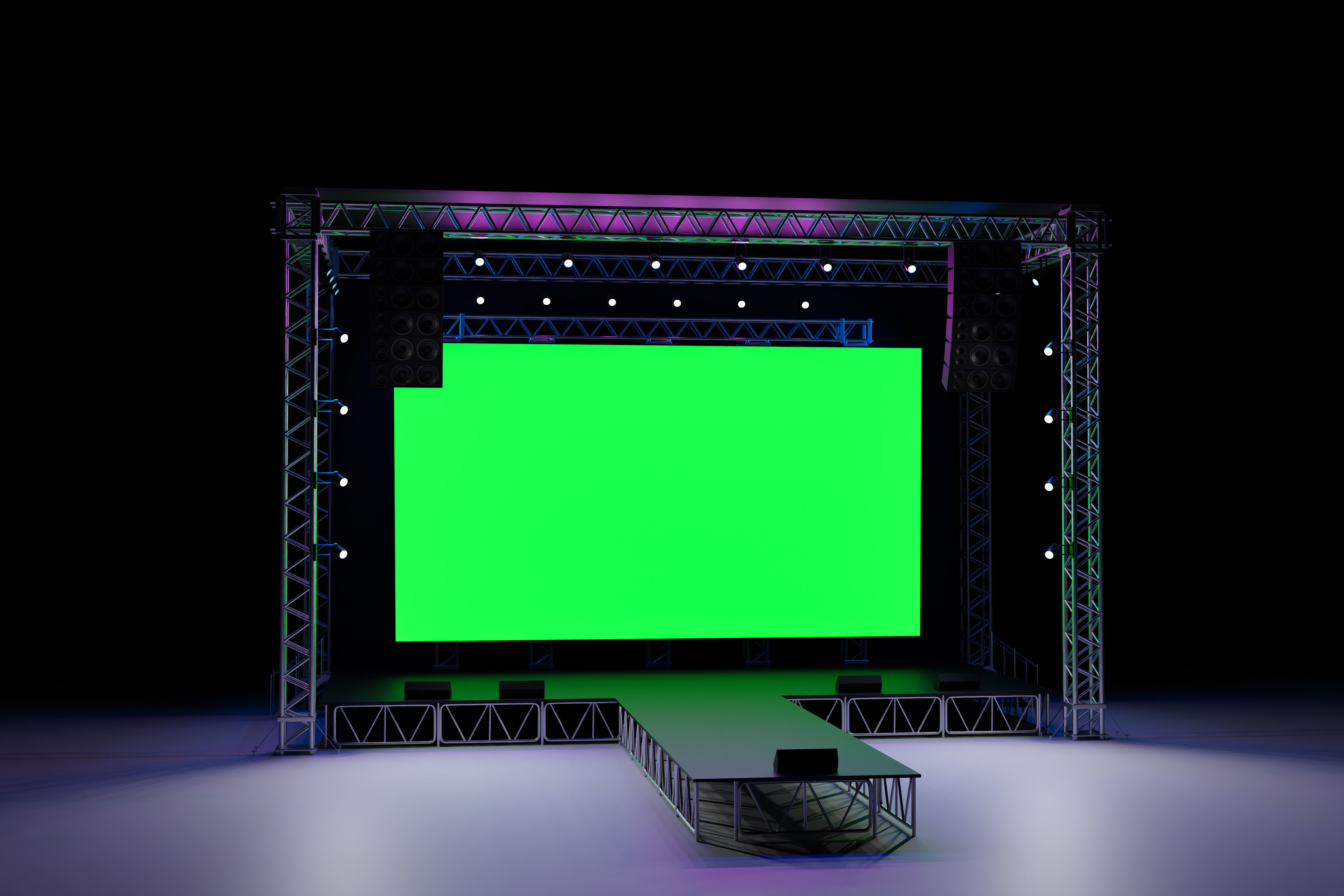 Concert Stage 07 3D model_6