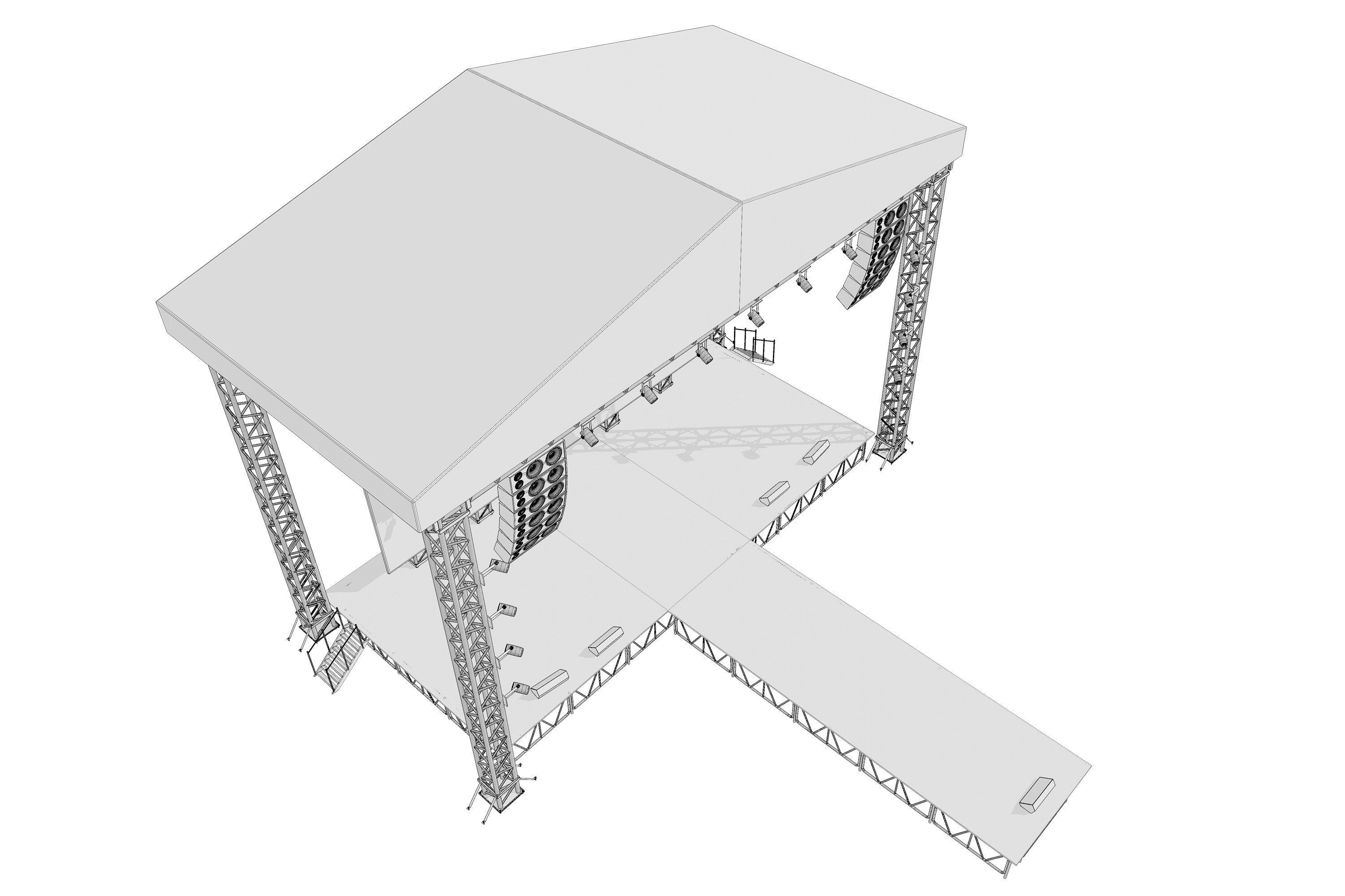 Concert Stage 07 3D model_13