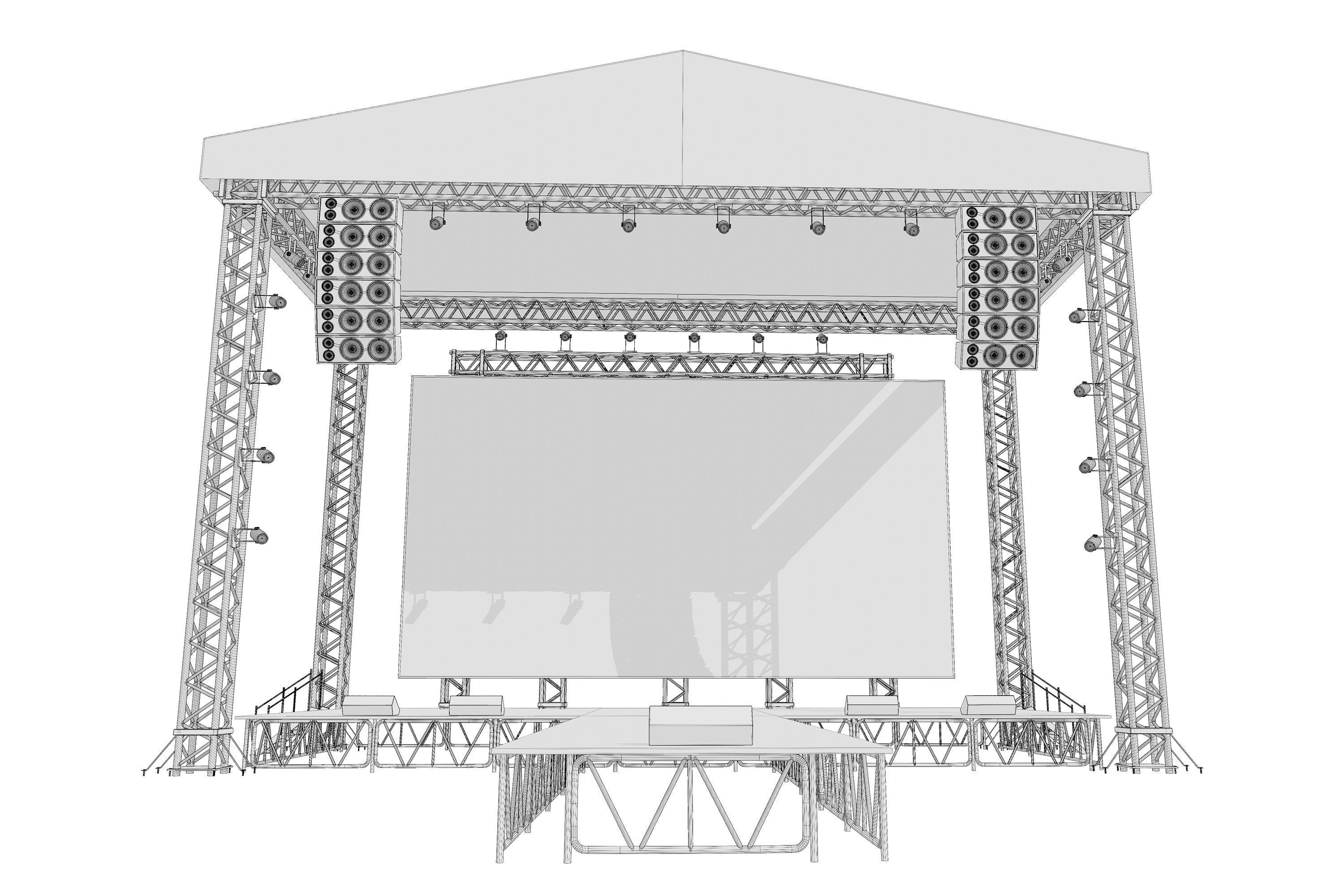 Concert Stage 07 3D model_16