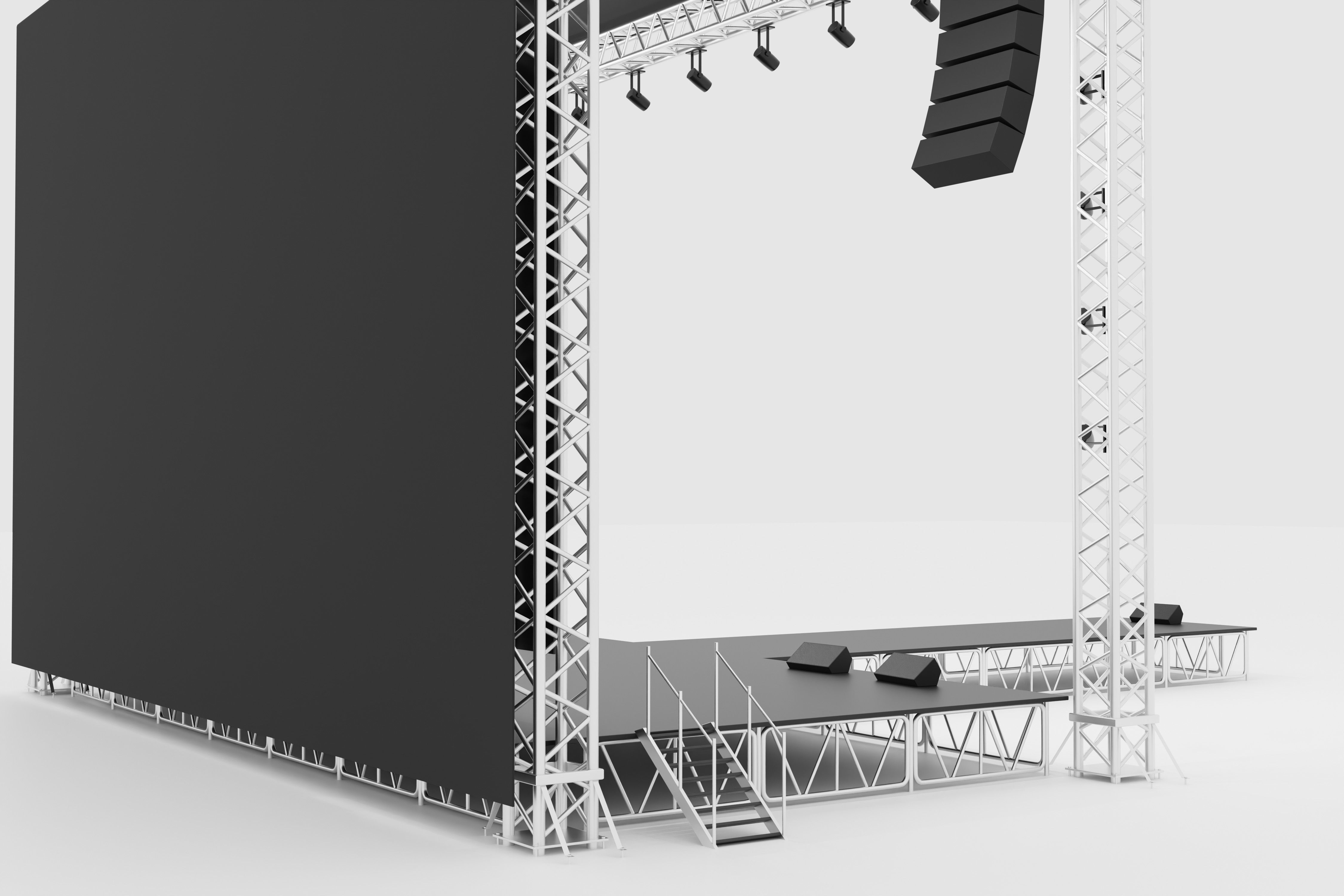 Concert Stage 07 3D model_5