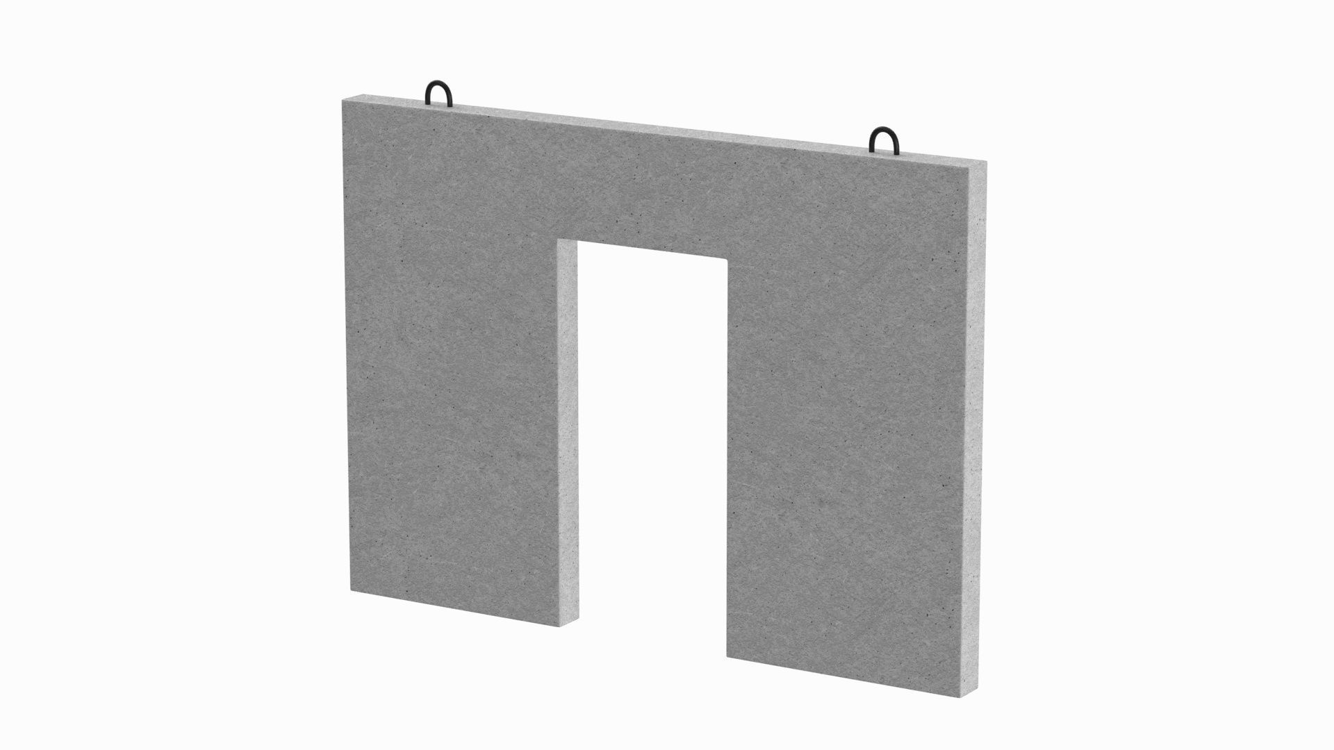 Concrete Wall Panel  3D model_1