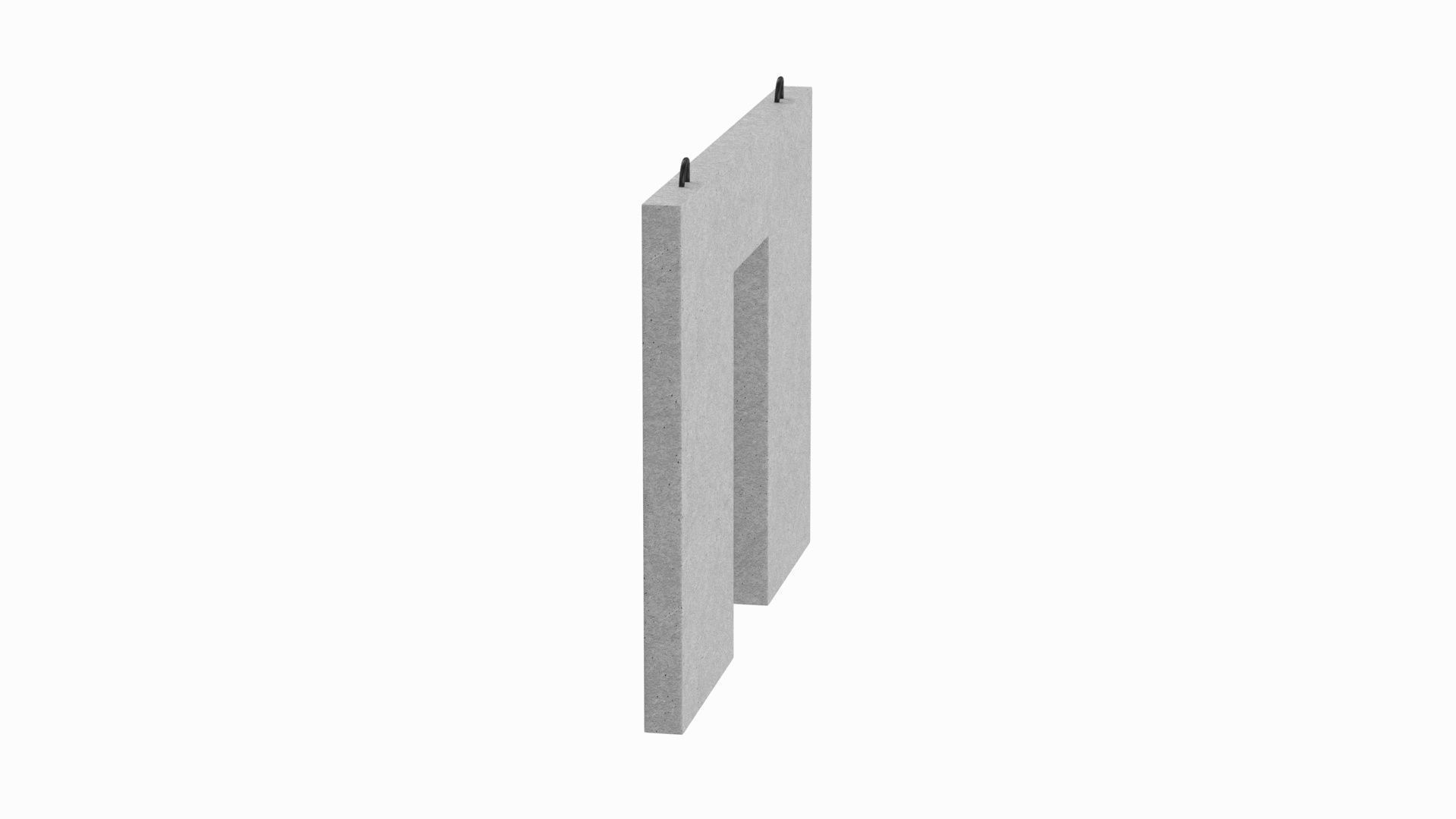 Concrete Wall Panel  3D model_3