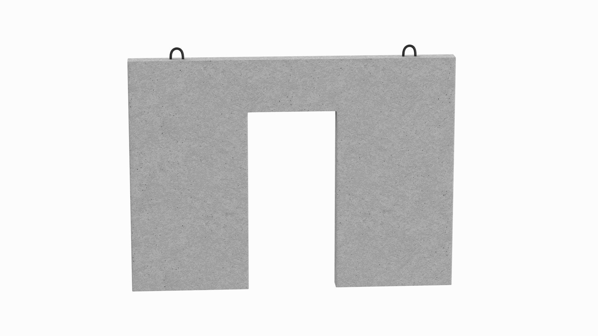 Concrete Wall Panel  3D model_2