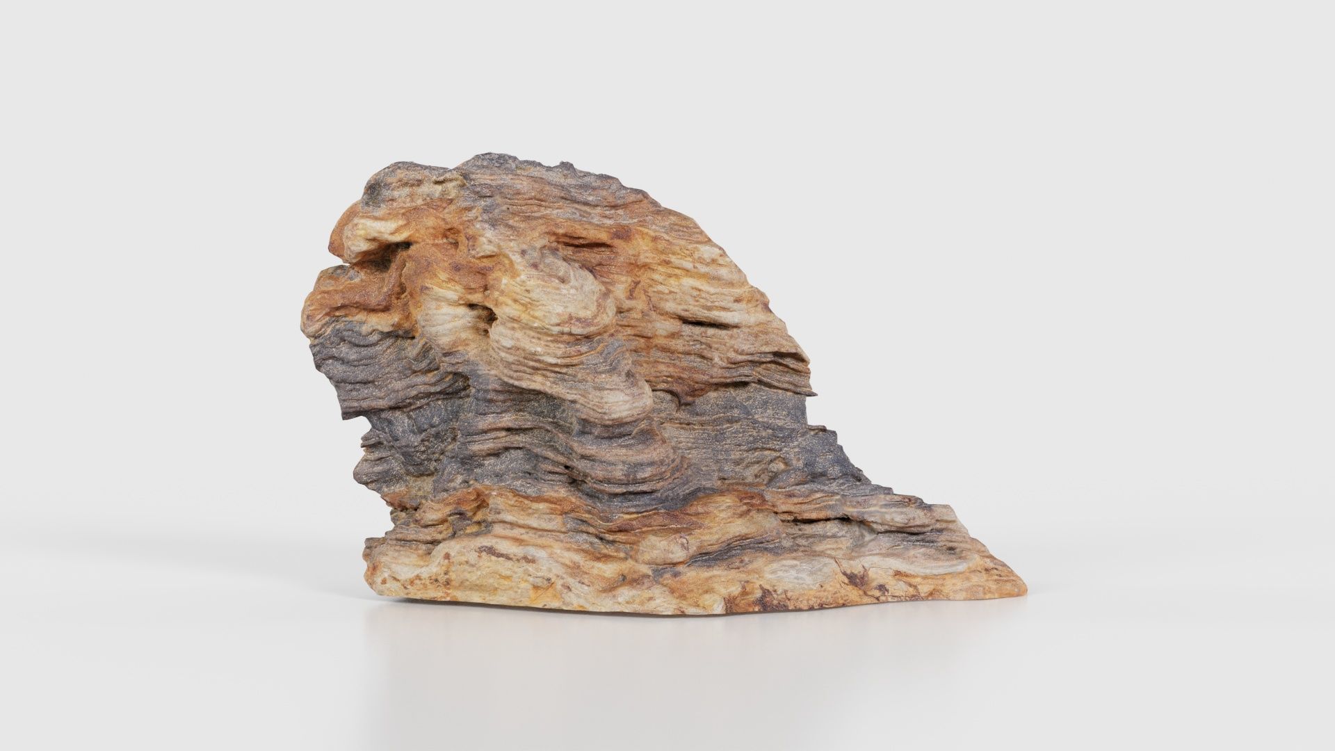 30 Rock Stone and Boulder Superbundle 3D Model Collection_37