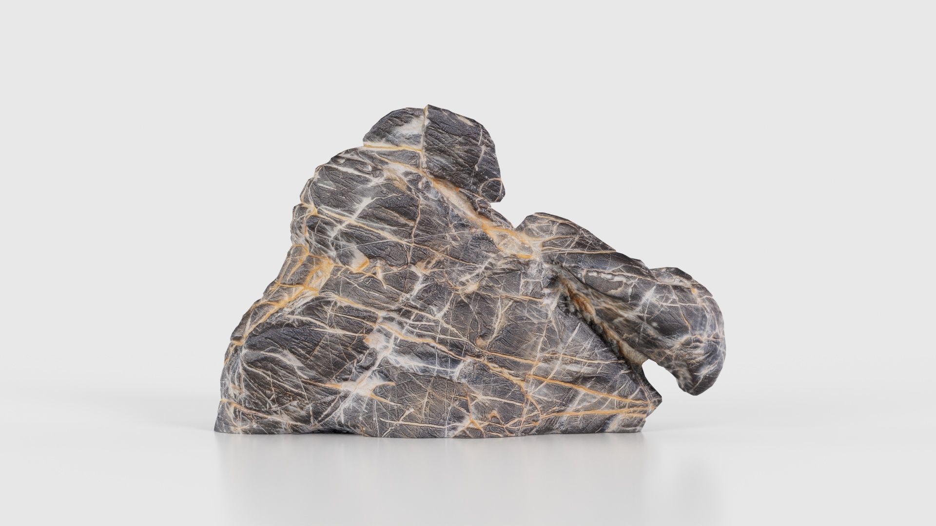 30 Rock Stone and Boulder Superbundle 3D Model Collection_36