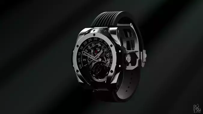 HUBLOT-MP-13 Tourbillon Bi-Axis Retrograde