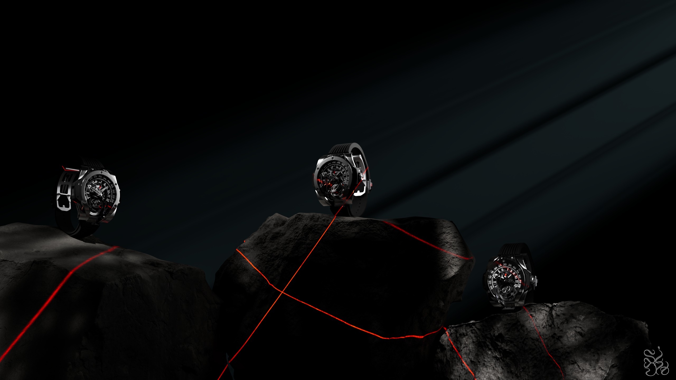 HUBLOT-MP-13 Tourbillon Bi-Axis Retrograde 3D model_9