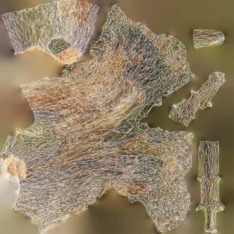 55 Bark Tree and Stump Superbundle 3D Model Collection_22