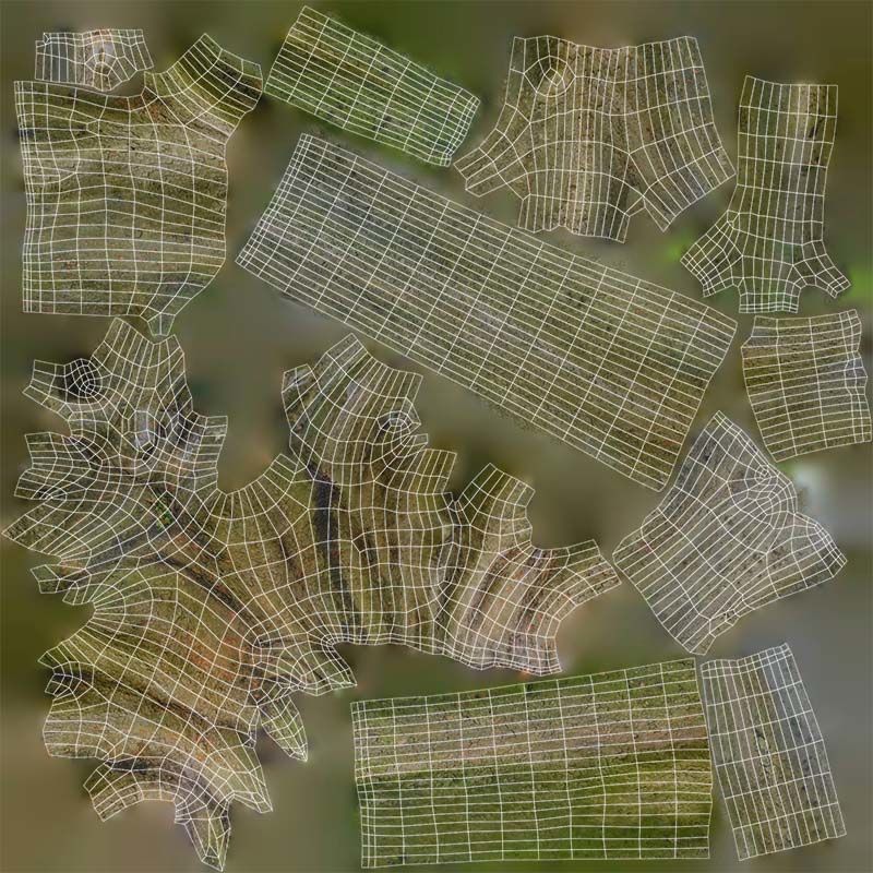 55 Bark Tree and Stump Superbundle 3D Model Collection_23