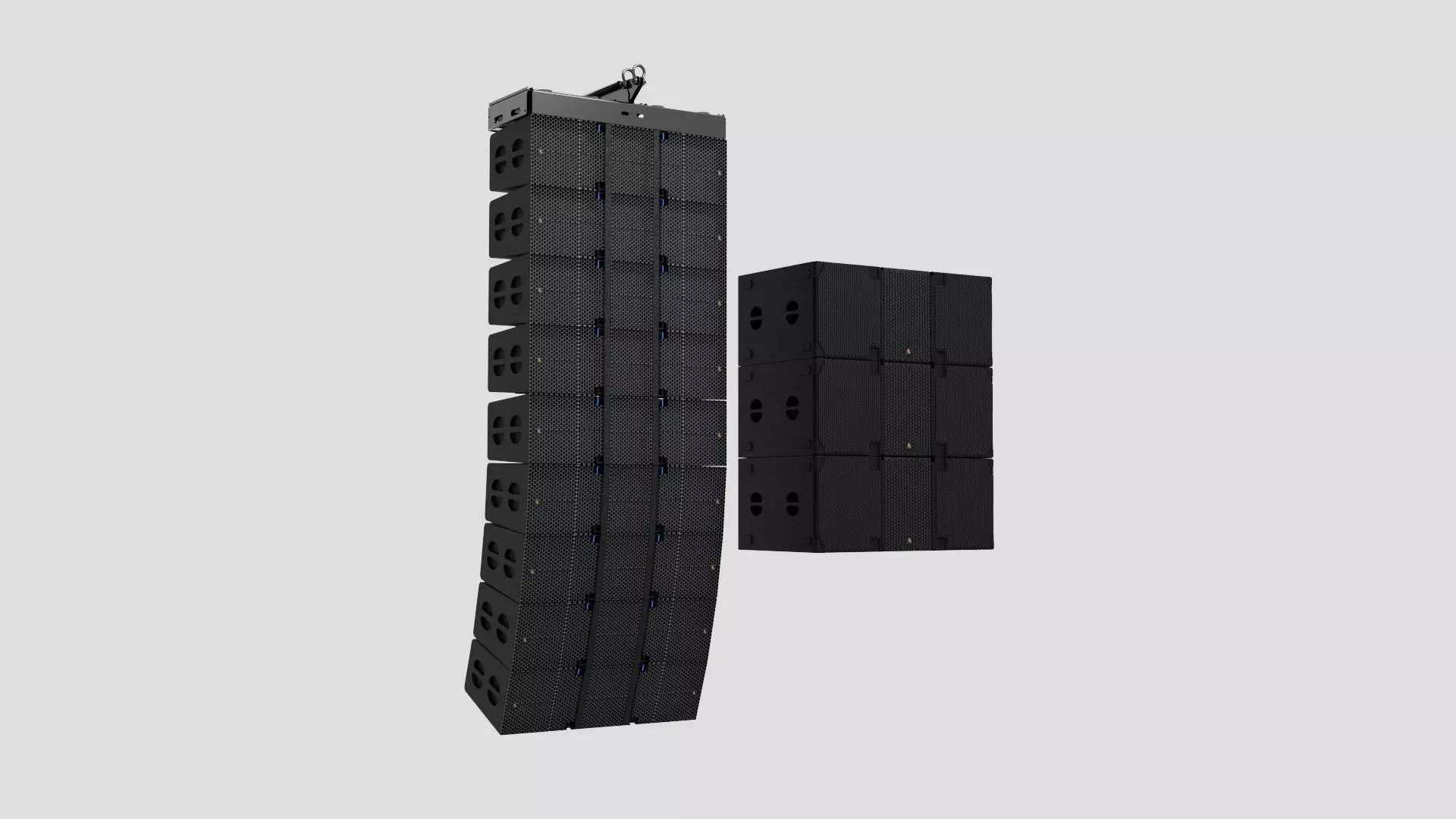 Concert Speakers Adamson E15 and E219 Line Array 3D model_0