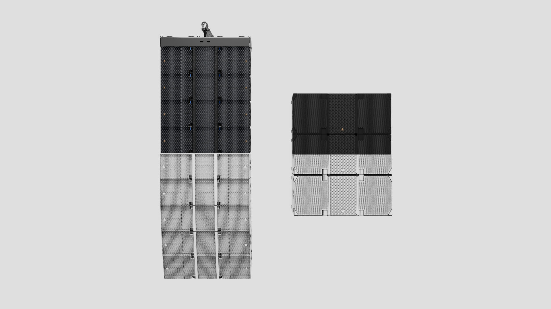 Concert Speakers Adamson E15 and E219 Line Array 3D model_5