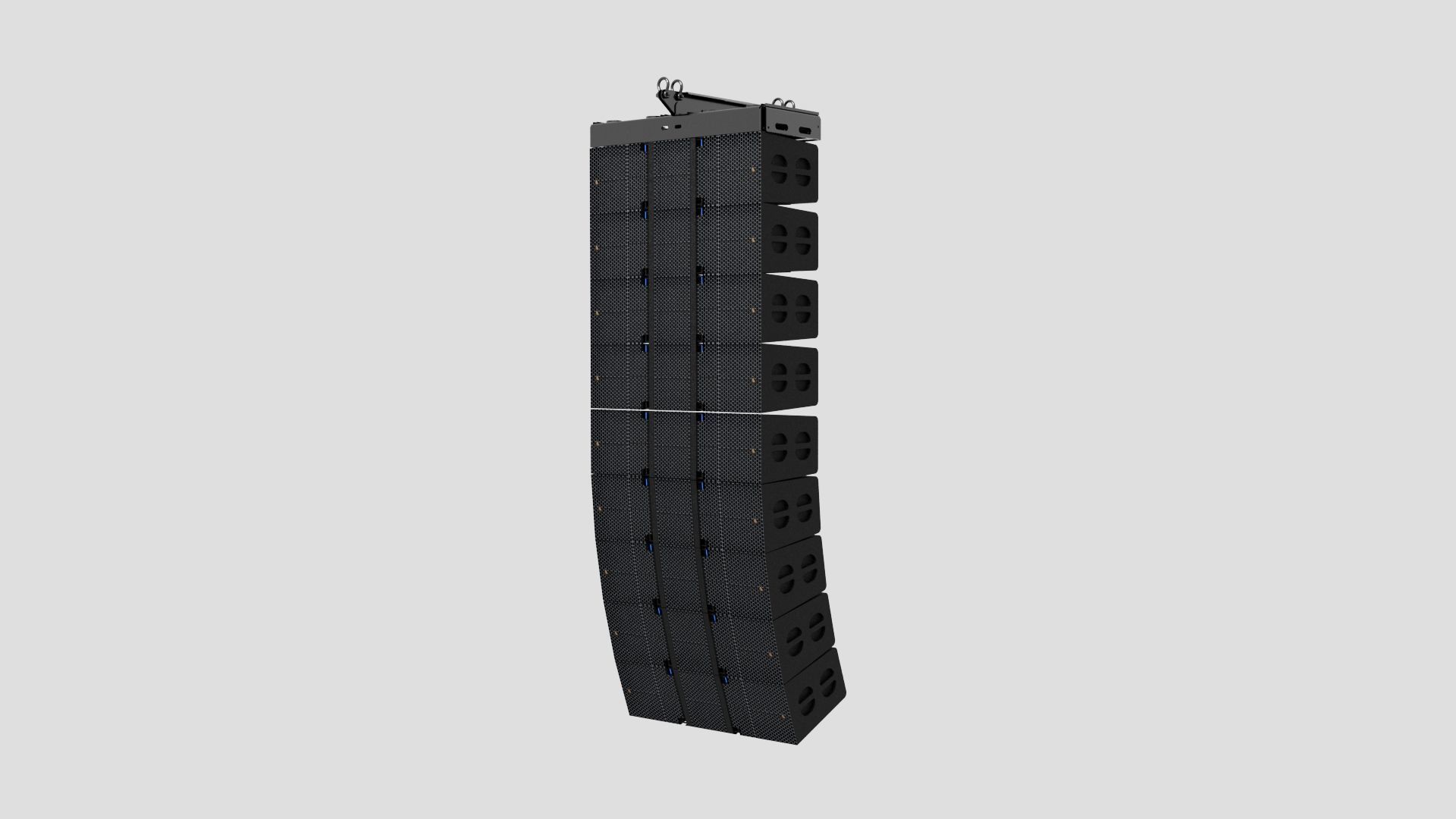 Concert Speakers Adamson E15 and E219 Line Array 3D model_4