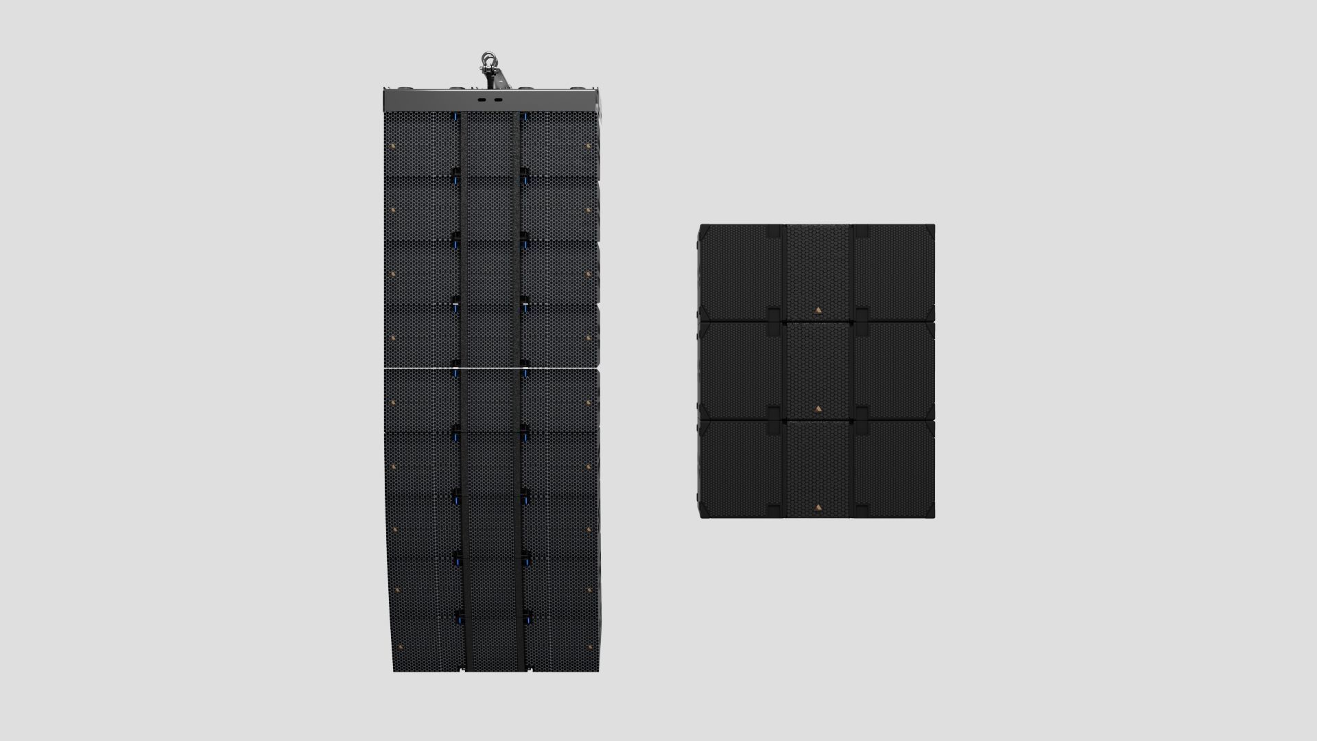 Concert Speakers Adamson E15 and E219 Line Array 3D model_1