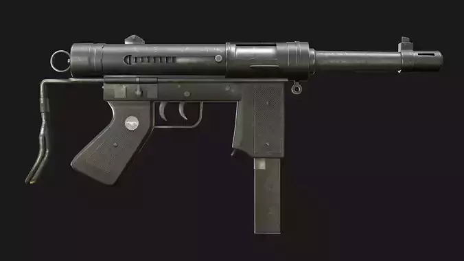 Submachine gun Halcon ML63  3D model