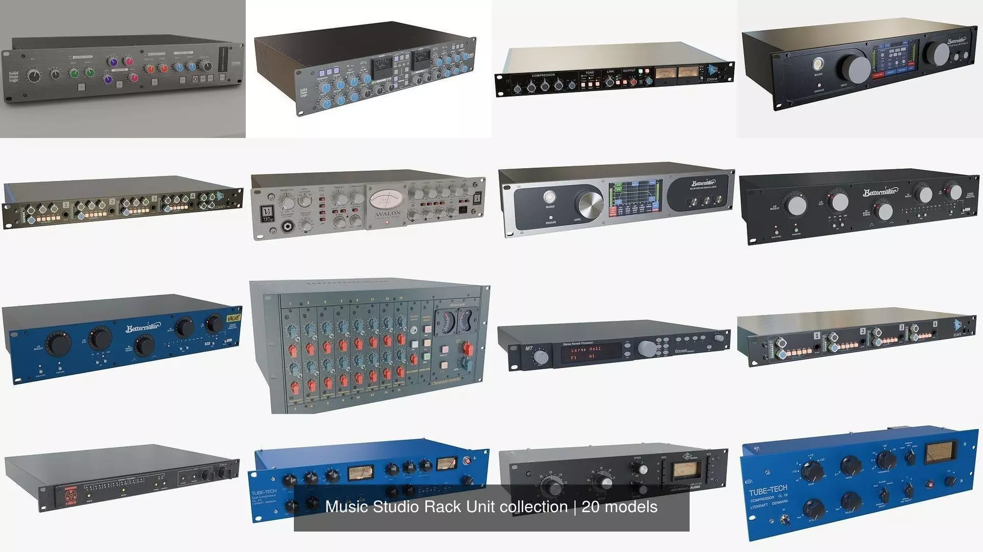 Music Studio Rack Unit collection _1