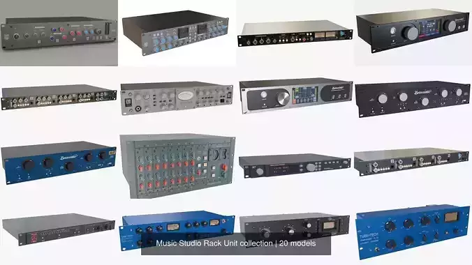 Music Studio Rack Unit collection 